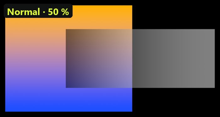 Normal at 50 % opacity