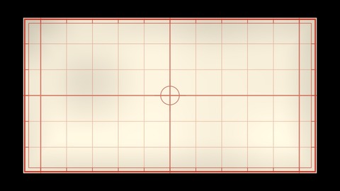 Blueprint with its Drafting paper preset