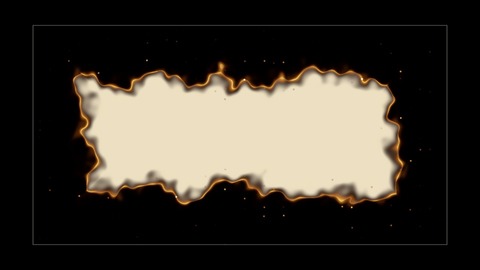Burning Edges with its Burning paper preset