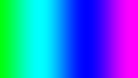 Colour Cycle: The surface washes through the rainbow, as one colour or spread in bands, rings or a colour wheel, smoothly or jumping between colours like a stage light.