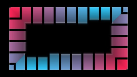 Edge Spectrum: The outline becomes a spectrum analyser: each length of it grows inward with one band of the music.