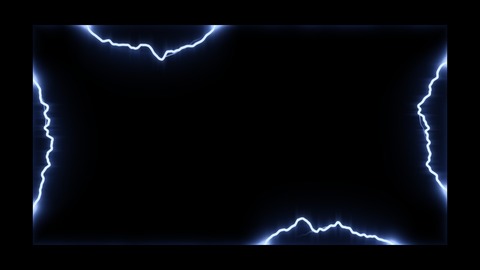Electric Edge: Arcs of lightning leap and crawl along the outline with a white-hot core and a crackling glow, and kicks send surges racing round.