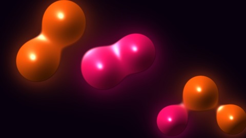 Metaballs: Glossy blobs drift, merge and split like a lava lamp, as glowing outlines or contour rings, and can swell with the bass.