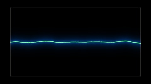 Oscilloscope: The music’s live waveform or spectrum as a glowing trace: a line, filled, mirrored, round a circle or round the surface’s outline.