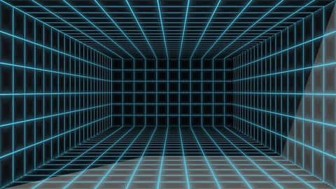 Recessed Box: The surface becomes a box-shaped hole in the wall, with walls running back in perspective, a grid, sunlight falling in through the opening and a hatch that can swing open.