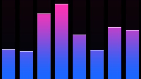 Spectrum Bars: Eight bars across the surface dance with the music, from the bass on one side to the treble on the other.