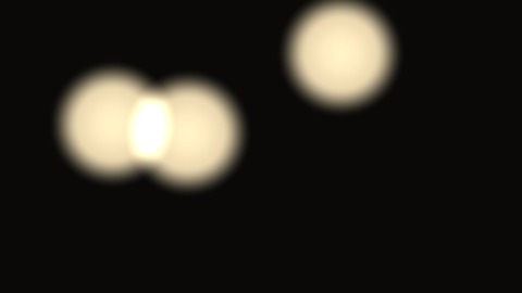 Spotlights: Soft pools of light wander over the surface like moving-head spotlights on a wall, adding up where they cross, see-through in the dark so they can light the layers below.