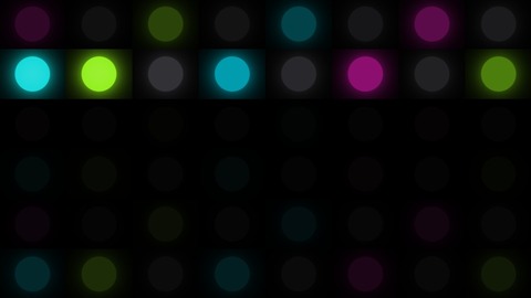 Step Sequencer with its Neon snake preset