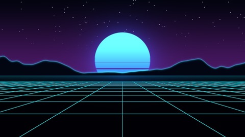 Synthwave with its Cyber teal preset
