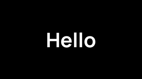 Text: Shows your own text in a chosen font, colour and outline, still or scrolling, typed out or blinking.