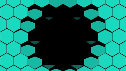 Tile Flip with its Falling hexes preset