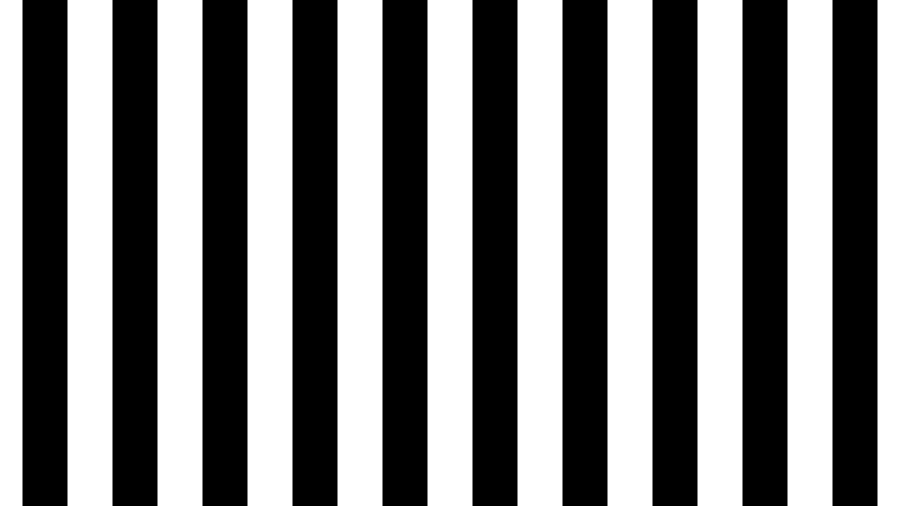 What the projector sends: straight black and white stripes