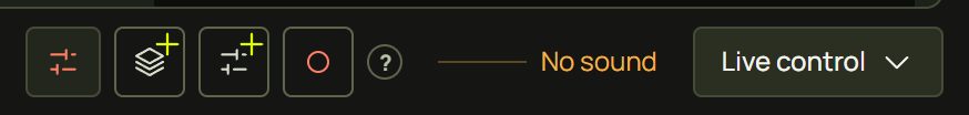 The strip's sound indicator reading No sound